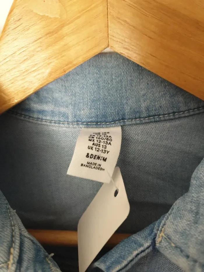Veste jean fille A1223 - photo numéro 2