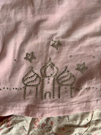 Lot de 2 t-shirts filles 6 mois