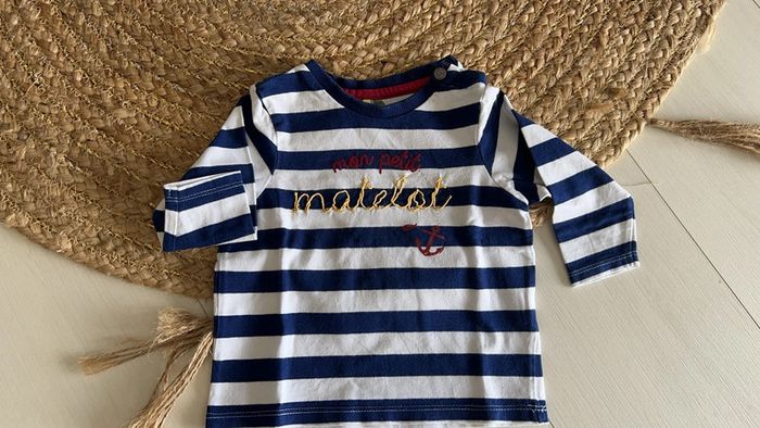 Lot de 2 t-shirt manches longues - 12 mois - photo numéro 3