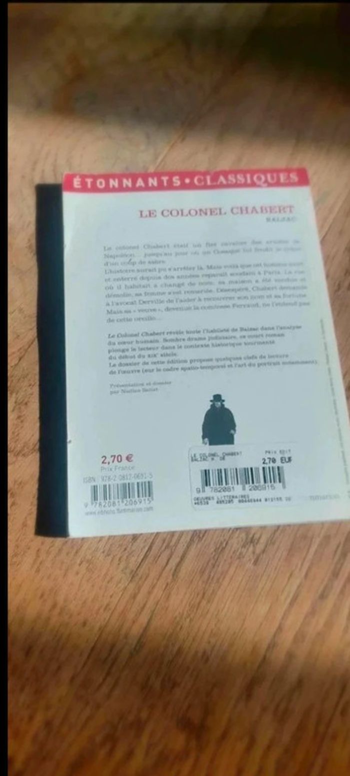 Le  colonel Chabert  - Balzac - photo numéro 2