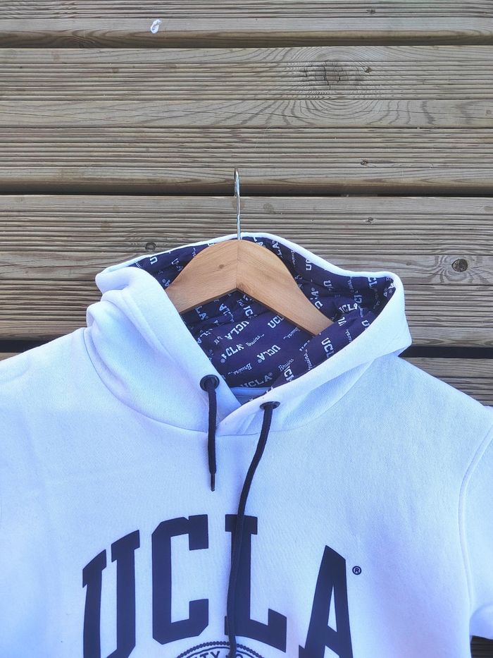 Sweat Blanc Femme ucla – Taille S – Style Campus US & Décontracté - photo numéro 4
