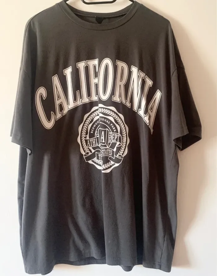 🖤 T-shirt noir oversize – Shein, taille 34