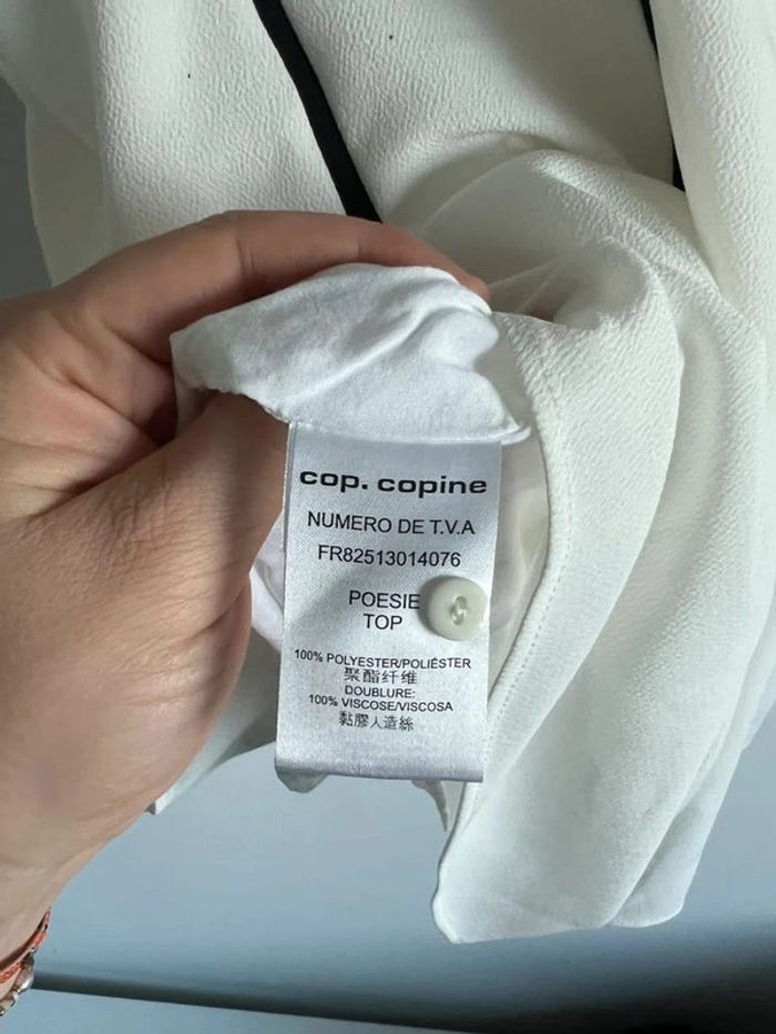Haut blanc Cop Copine - photo numéro 5