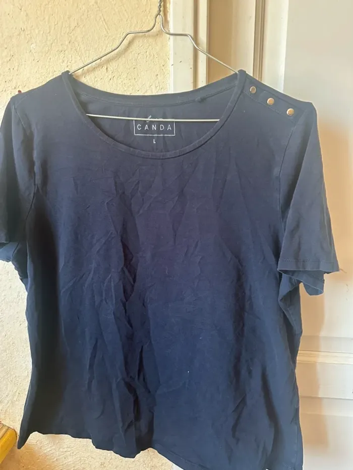 T shirt bleue marine