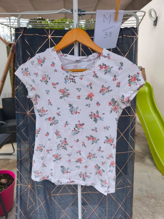 T-shirt fleuri