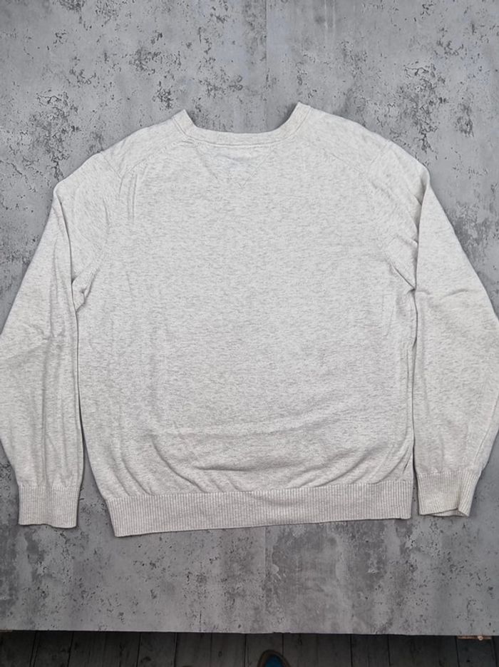 Pull col V Tommy Hilfiger gris clair, L Hommes - photo numéro 7