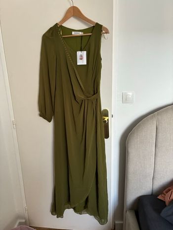 Robe longue kaki Naf Naf Taille S
