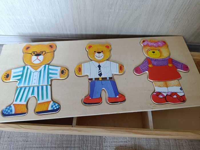 Puzzle ours à habiller - photo numéro 2