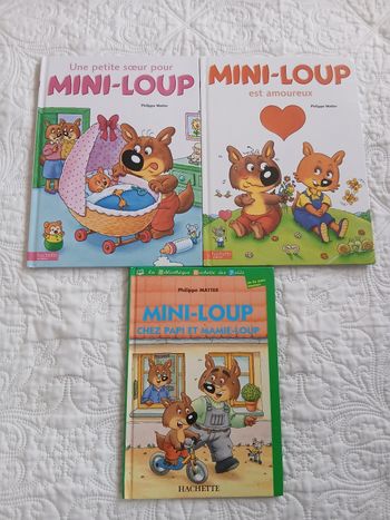 Lot de 3 livres Mini-loup 📚 