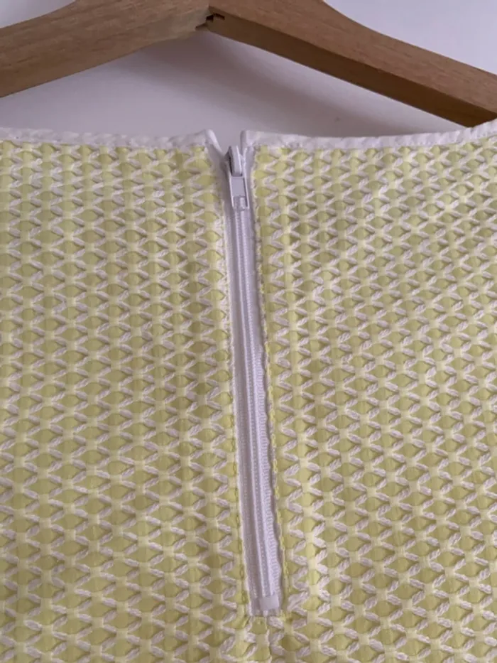 Blouse Naf Naf courte manche 3/4 jaune - photo numéro 5