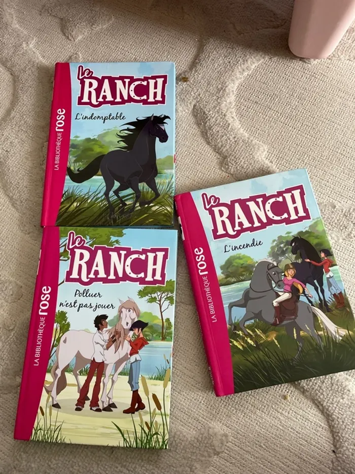 Lot de 3 livres le ranch chevaux la bibliothèque rose tome 3 13 9