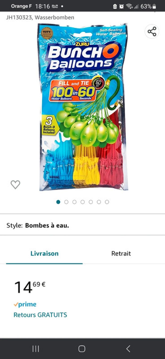 Bombe à eau - photo numéro 3