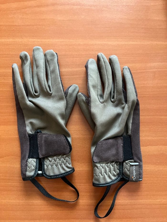 Gants d’équitation taille enfant Fouganza