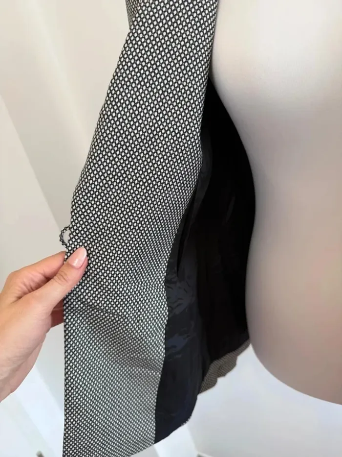 Blazer Escada femme gris taille 42 en laine et soie parfait état - photo numéro 7