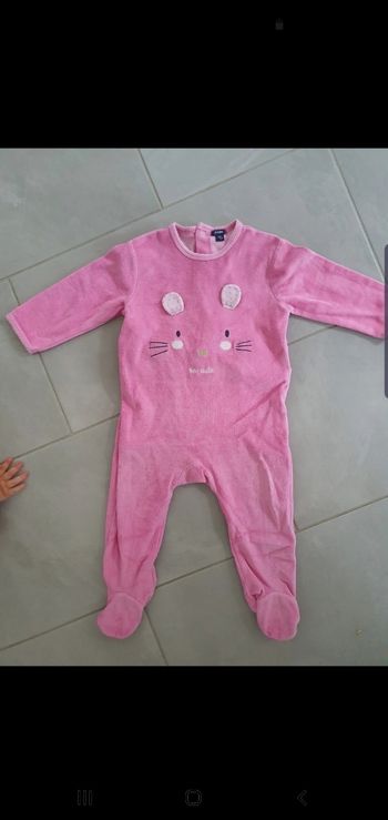Pyjama velour 18 mois