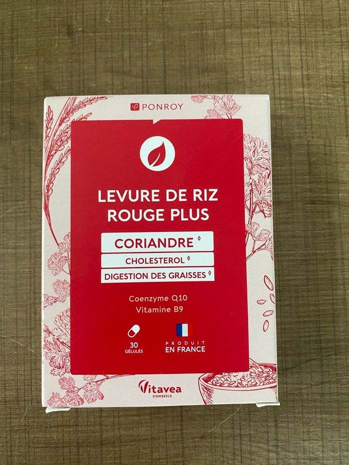 Levure de riz rouge plus