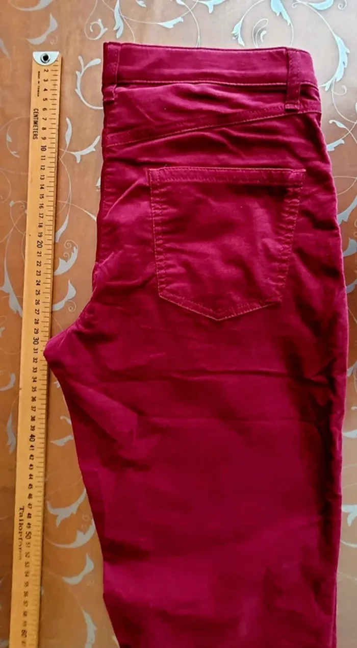 Super Pantalon Slim velours - photo numéro 4