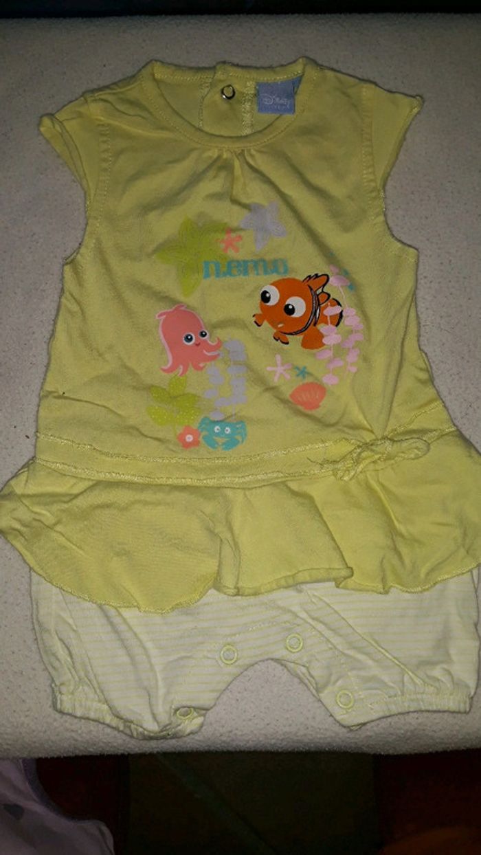 Combishort Némo Disney 3 mois