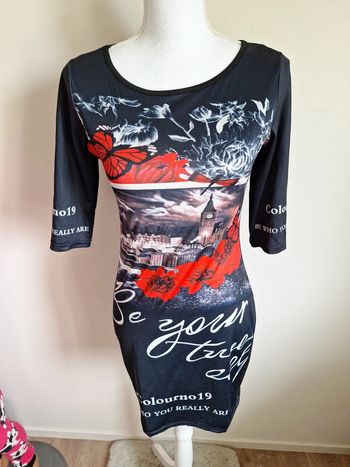 Robe manches 3/4 TU #FTU-020