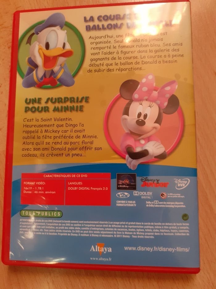 Lot de 2 dvd la maison de Mickey - photo numéro 2