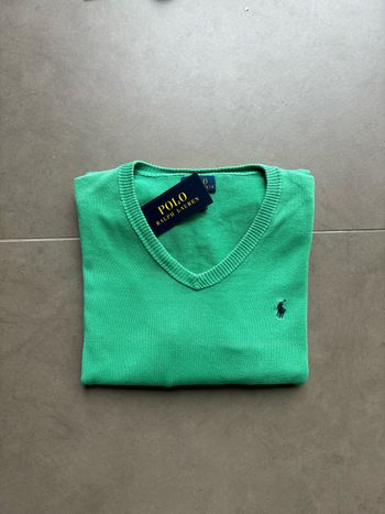 Pull Ralph Lauren 100% coton en col V