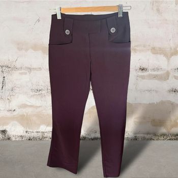Pantalon femme prune petit 36/34