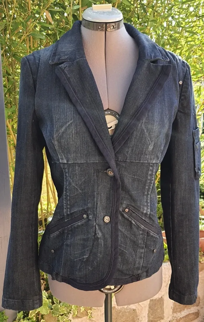 Veste jean sexy girl