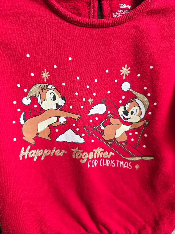 Vêtement Bébé Fille - Pull Tic et Tac - Disney - 18 mois 81 cm - photo numéro 4