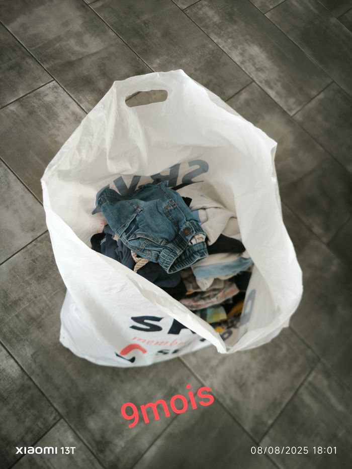 Lot vêtements garçon 9 mois