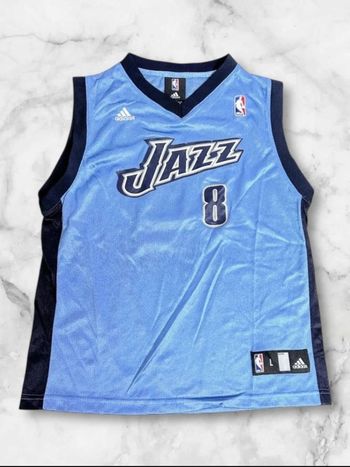 Maillot NBA Adidas Utah Jazz Deron Williams #8 (L - 14/16 ans, équivalent S femme)