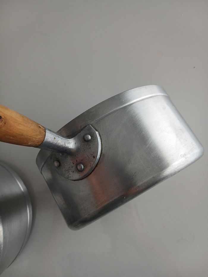 Duo de Casseroles Vintage en Aluminium - Années 80/90 - photo numéro 6