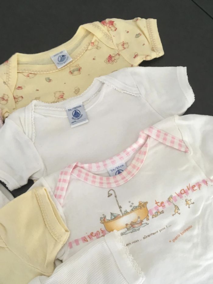 Lot body vêtement bébé fille 3 mois - photo numéro 3