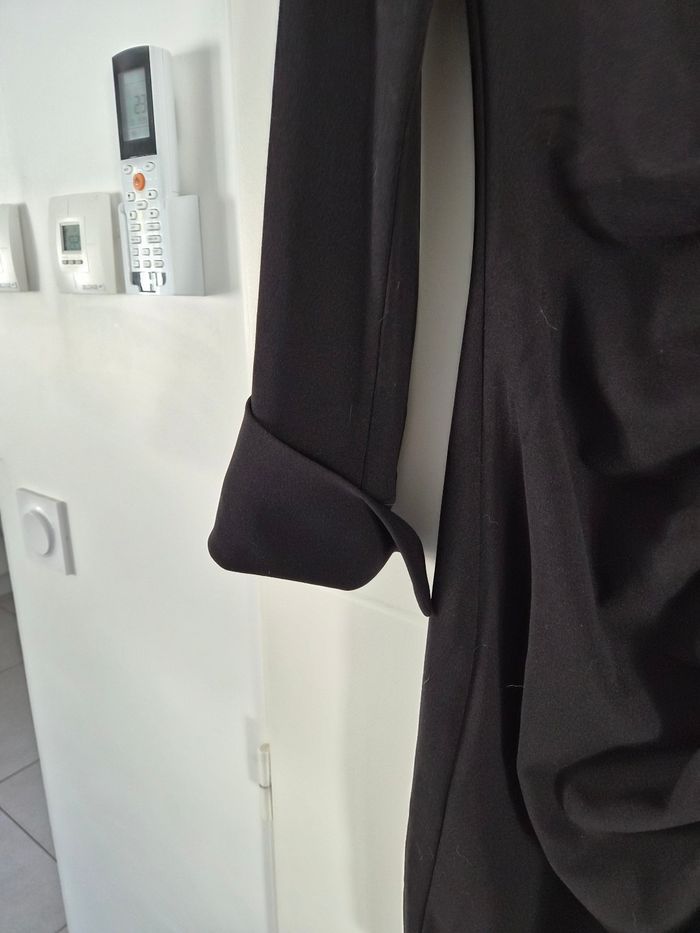 Robe chemise noire sexy H&M - photo numéro 3