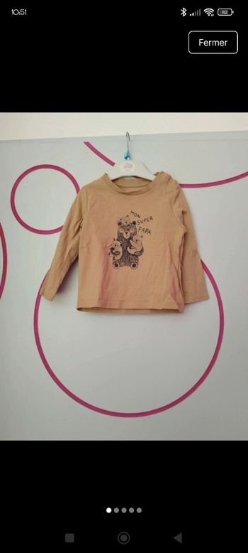 Tee-shirt Vertbaudet 18 mois b1 