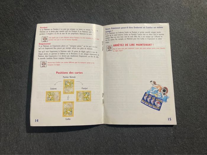 Livret Règles Pokémon Attrapez les Tous Set De Base 1999 - photo numéro 4