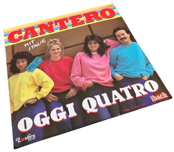 Vinyle 45 tours  Oggi Quatro   Cantero  (1983)   Ibach Records IBA 60 155  