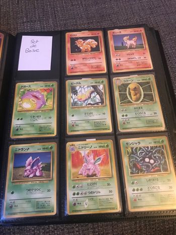 Pokemon set de base japonaise