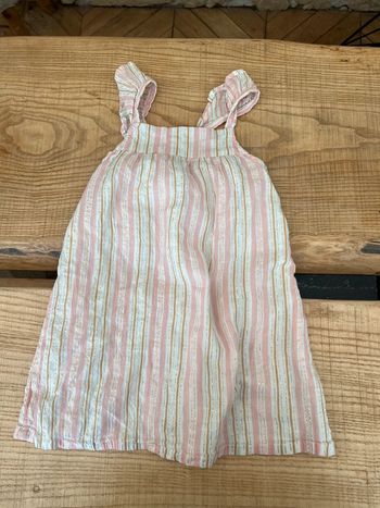 Robe 4 5 ans Primark débardeur été légère à rayures