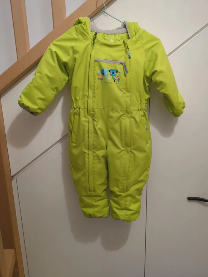 Combinaison de ski verte 2 ans