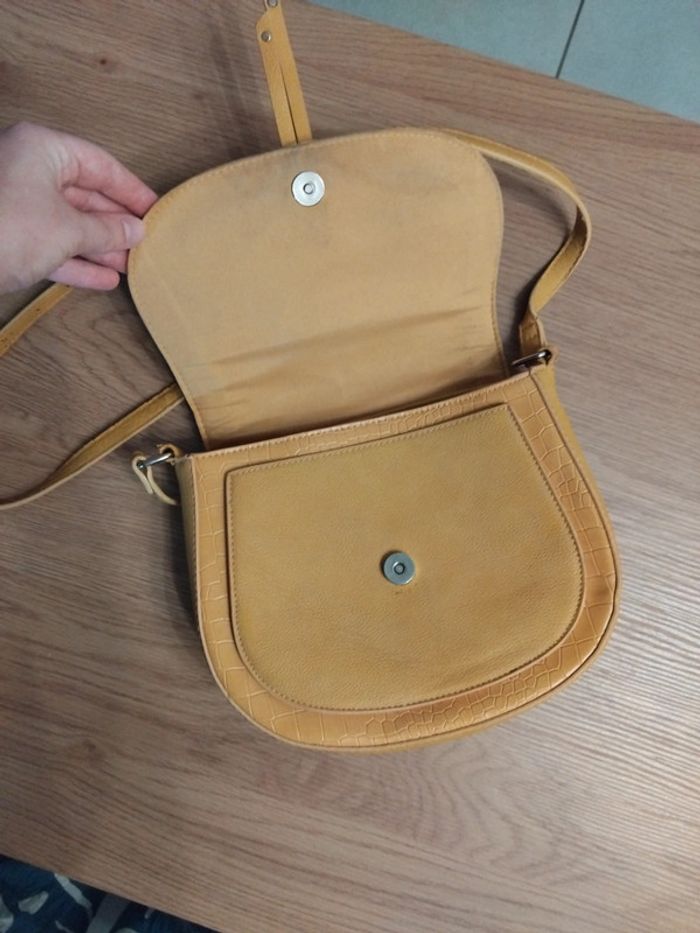 Sac bandoulière moutarde - photo numéro 3