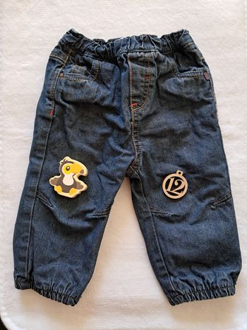 Pantalon taille 12mois 74cm 