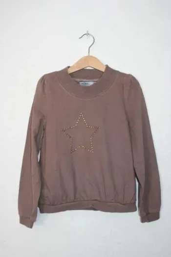 Sweat marron clair Tape à l’œil taille 10 ans mais taille plutôt 8 ans