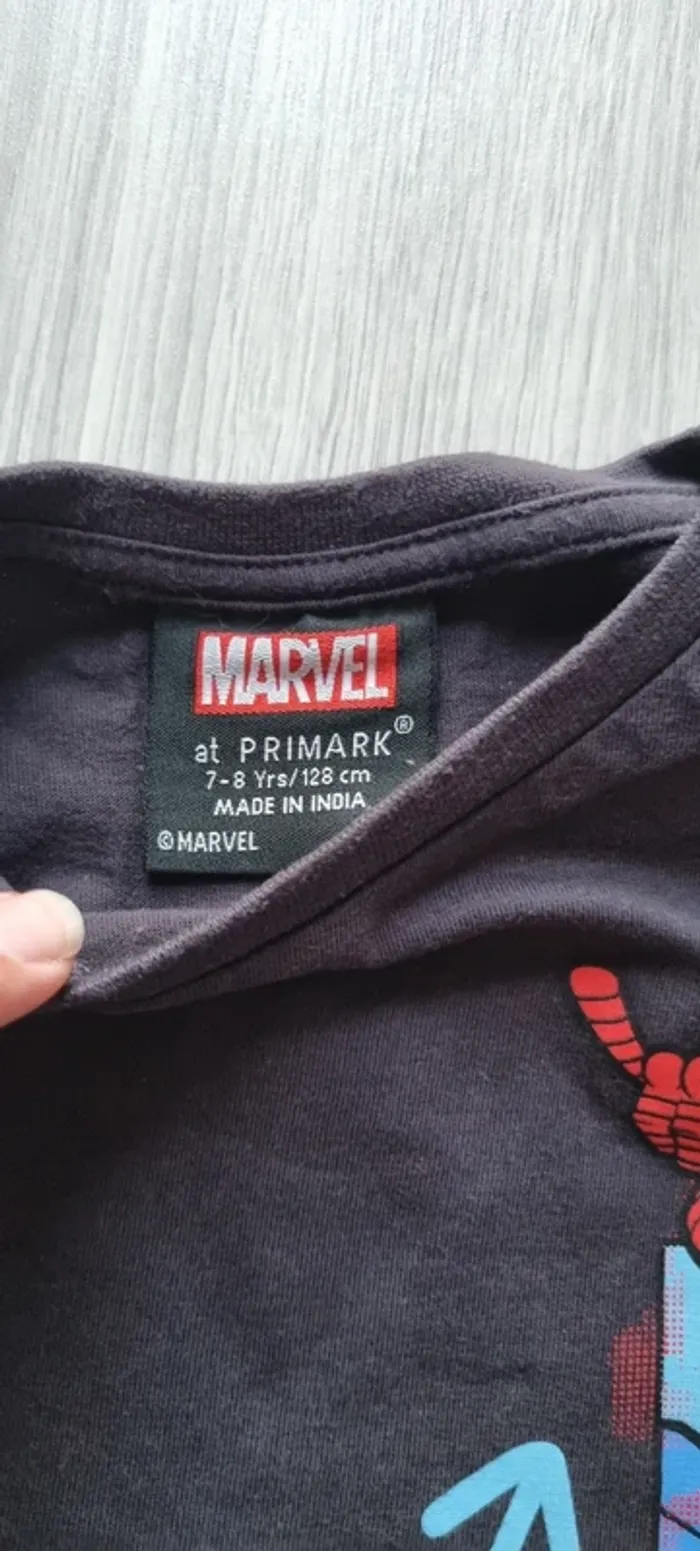 Tee-shirt ML Marvel 7/8ans - photo numéro 4