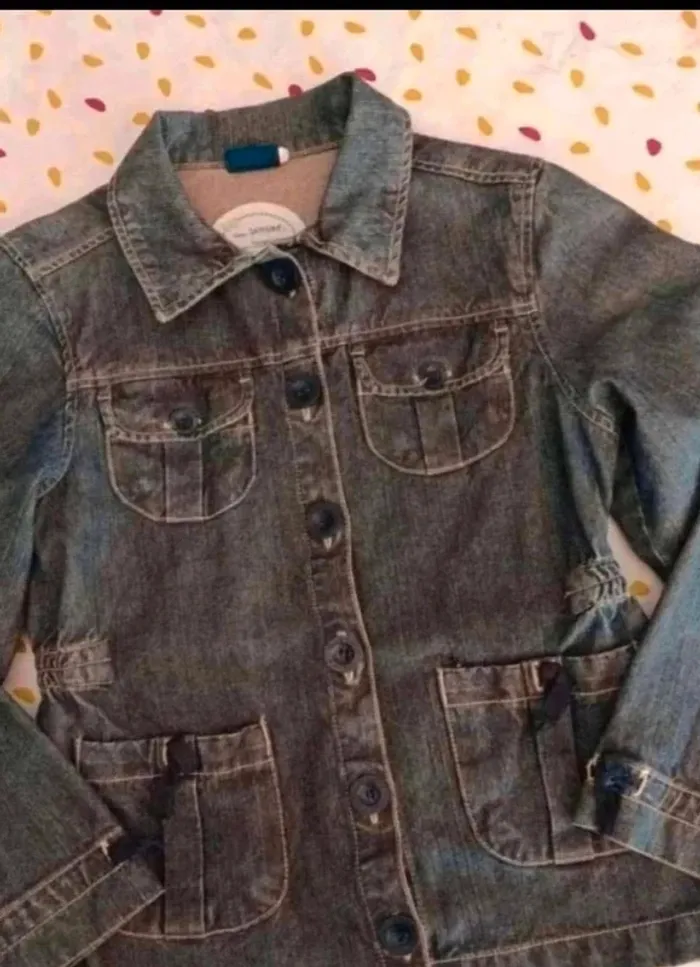 Veste en jean sergent major très bon état 8 ans