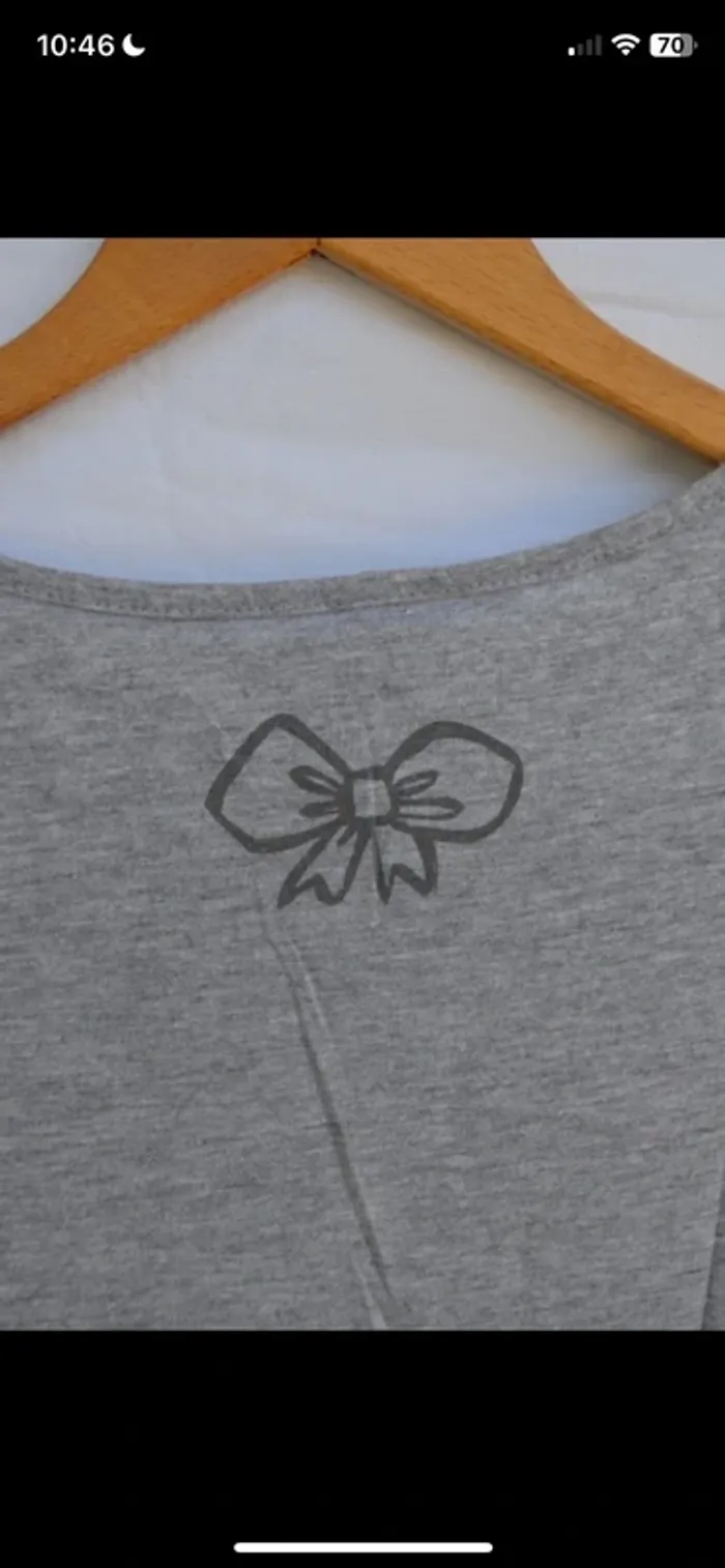 Tee shirt gris - photo numéro 3