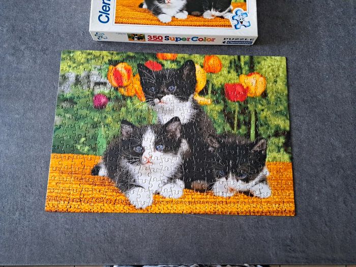 Puzzle chat noir et blanc - photo numéro 2