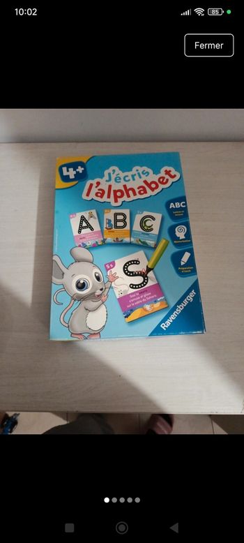 J'écris l'alphabet 