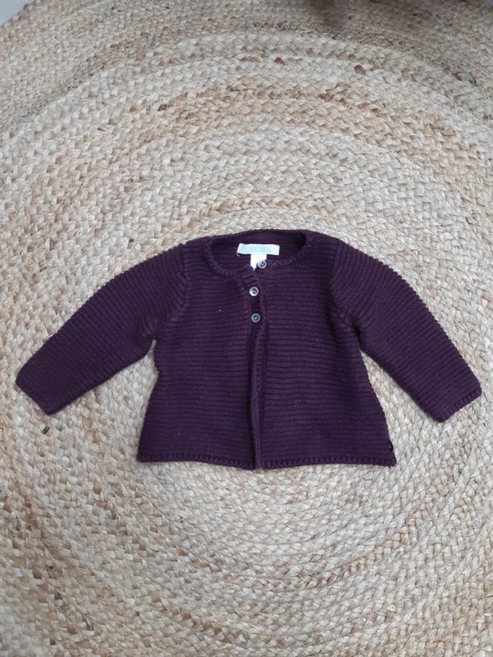 Gilet en maille Obaibi 3 mois