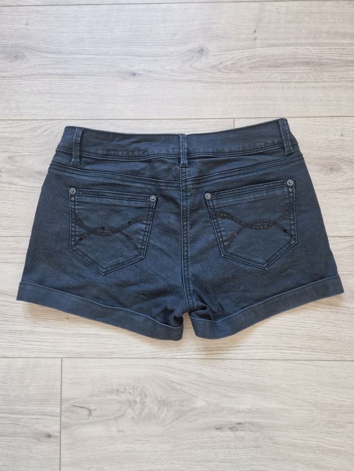 Short femme noir Morgan à sequins taille 38 - photo numéro 4