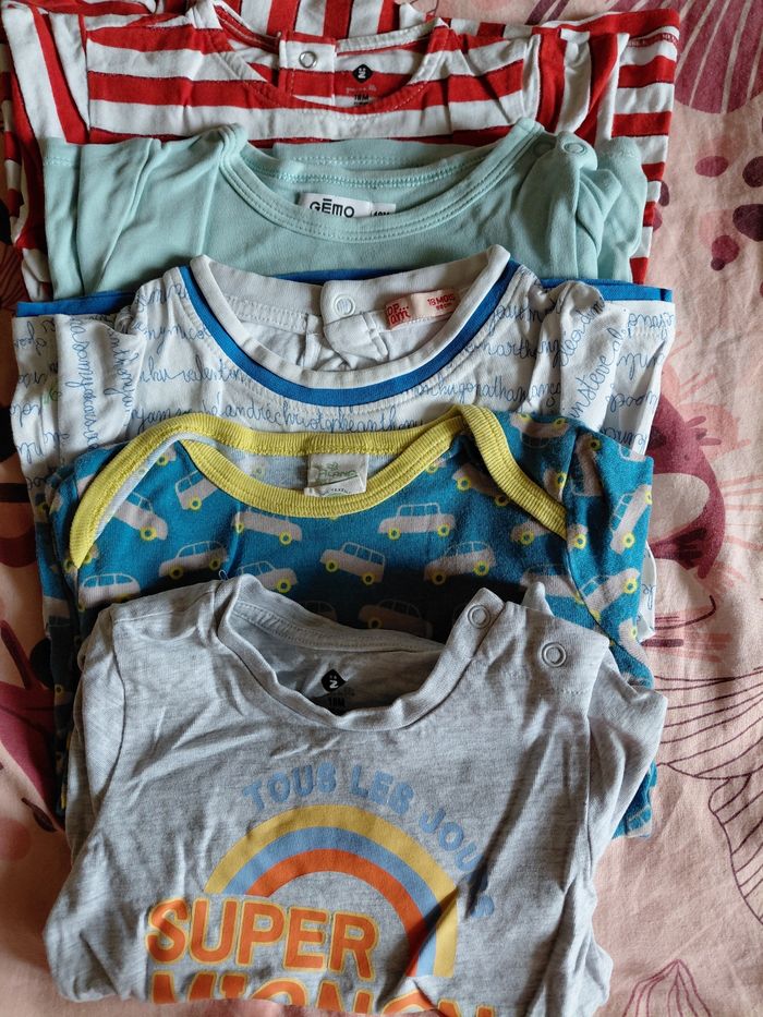 Lot tee shirt manches longues